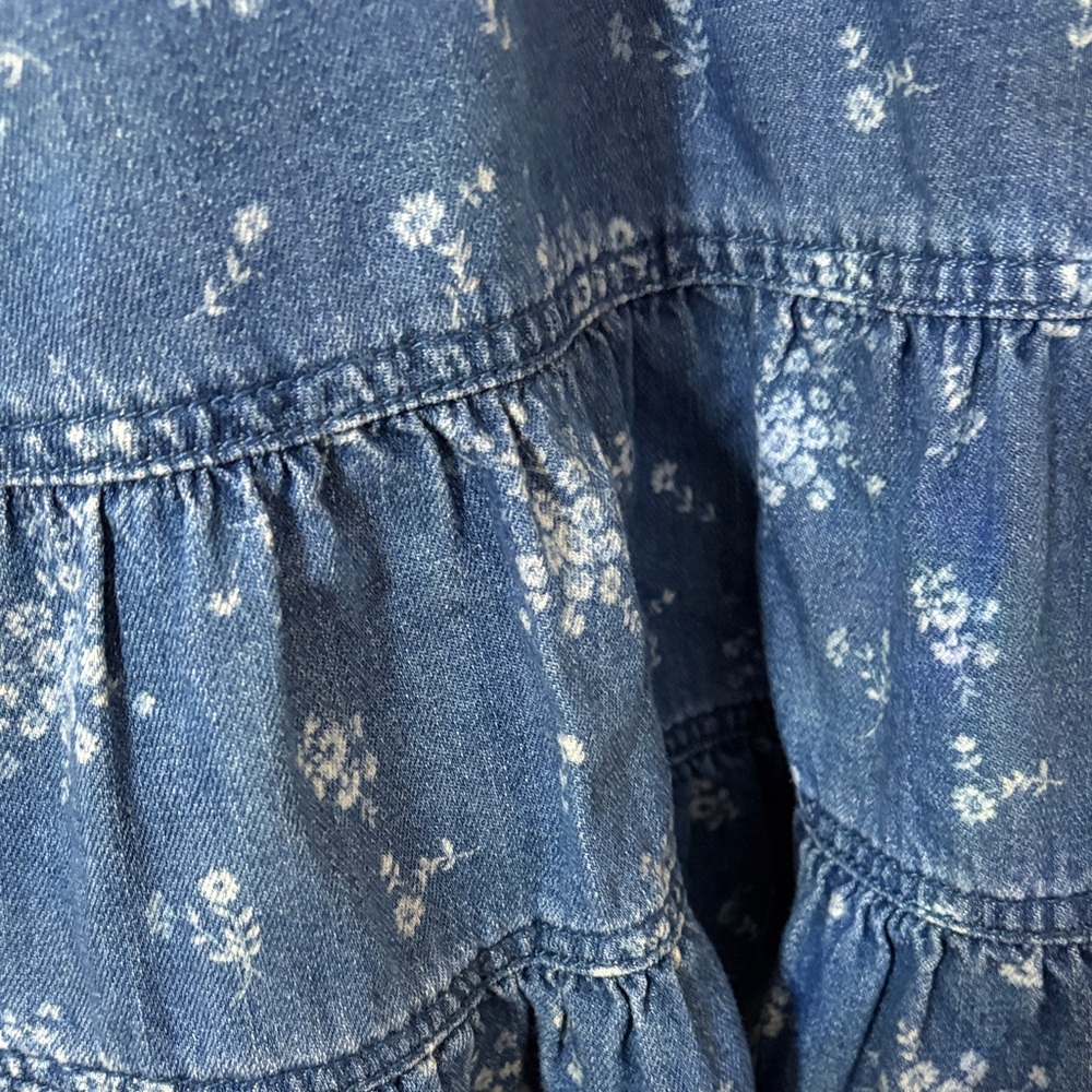 American Eagle Outfitters Dark Blue Floral Mini Dress - Picture 4 of 8